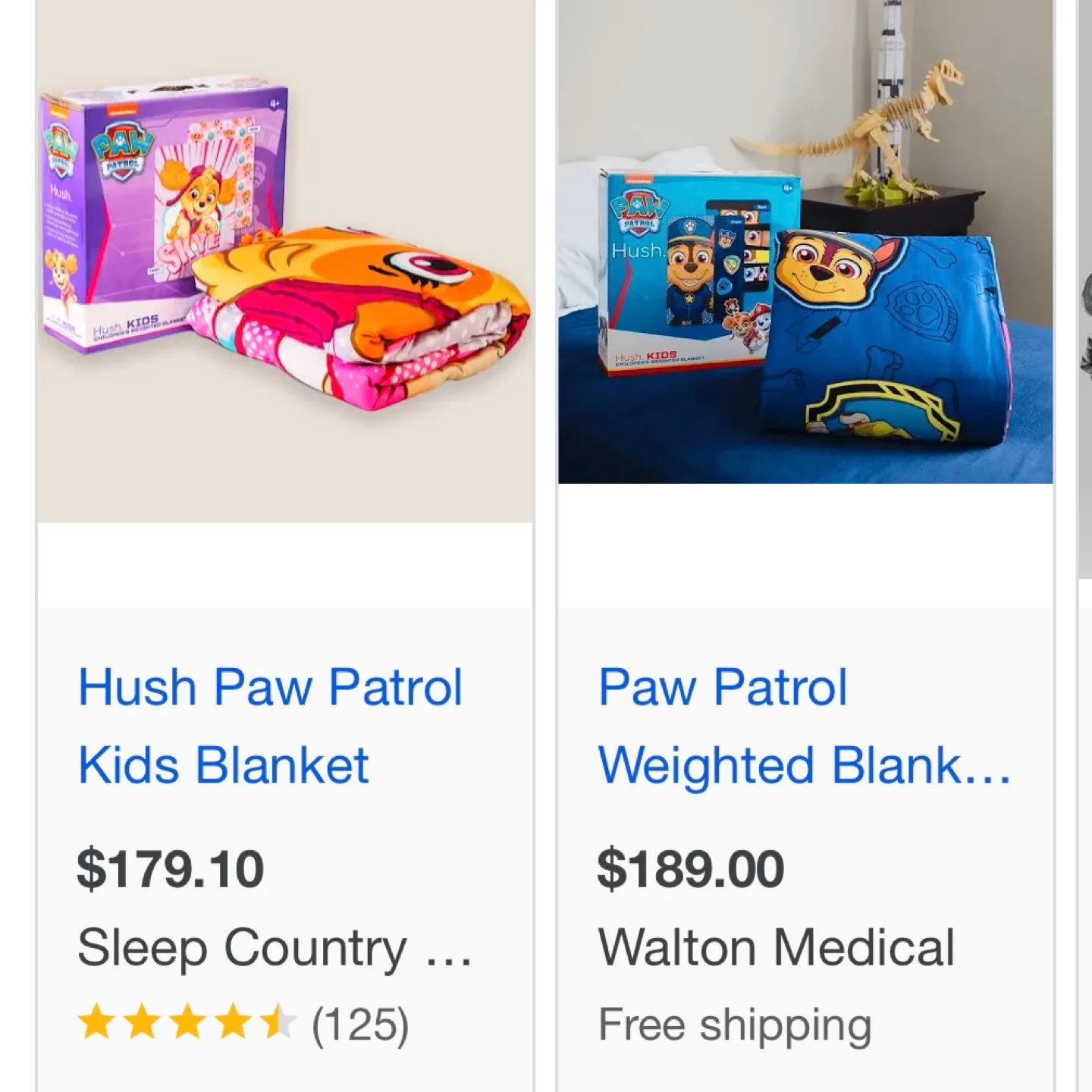 Brand new Hush Kids Weighted Blanket Paw Patrol Chase image indicator(3)