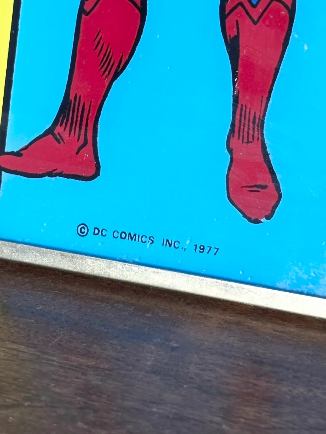 Vintage 1977 Superman’s Superfriend glass picture frame image indicator(2)