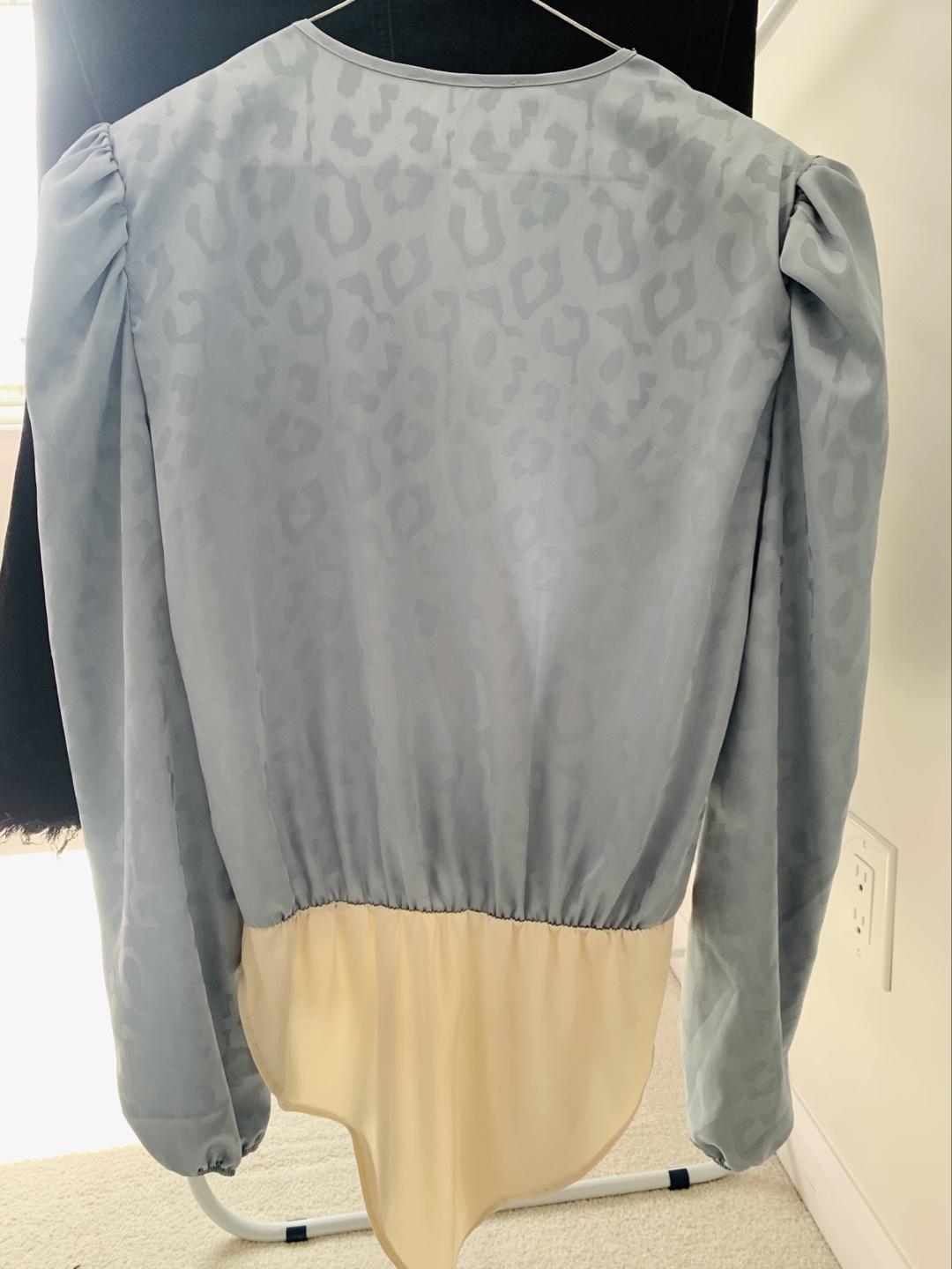 Sateen Classic Leopard Print Bodysuit - Size XL - photo 2