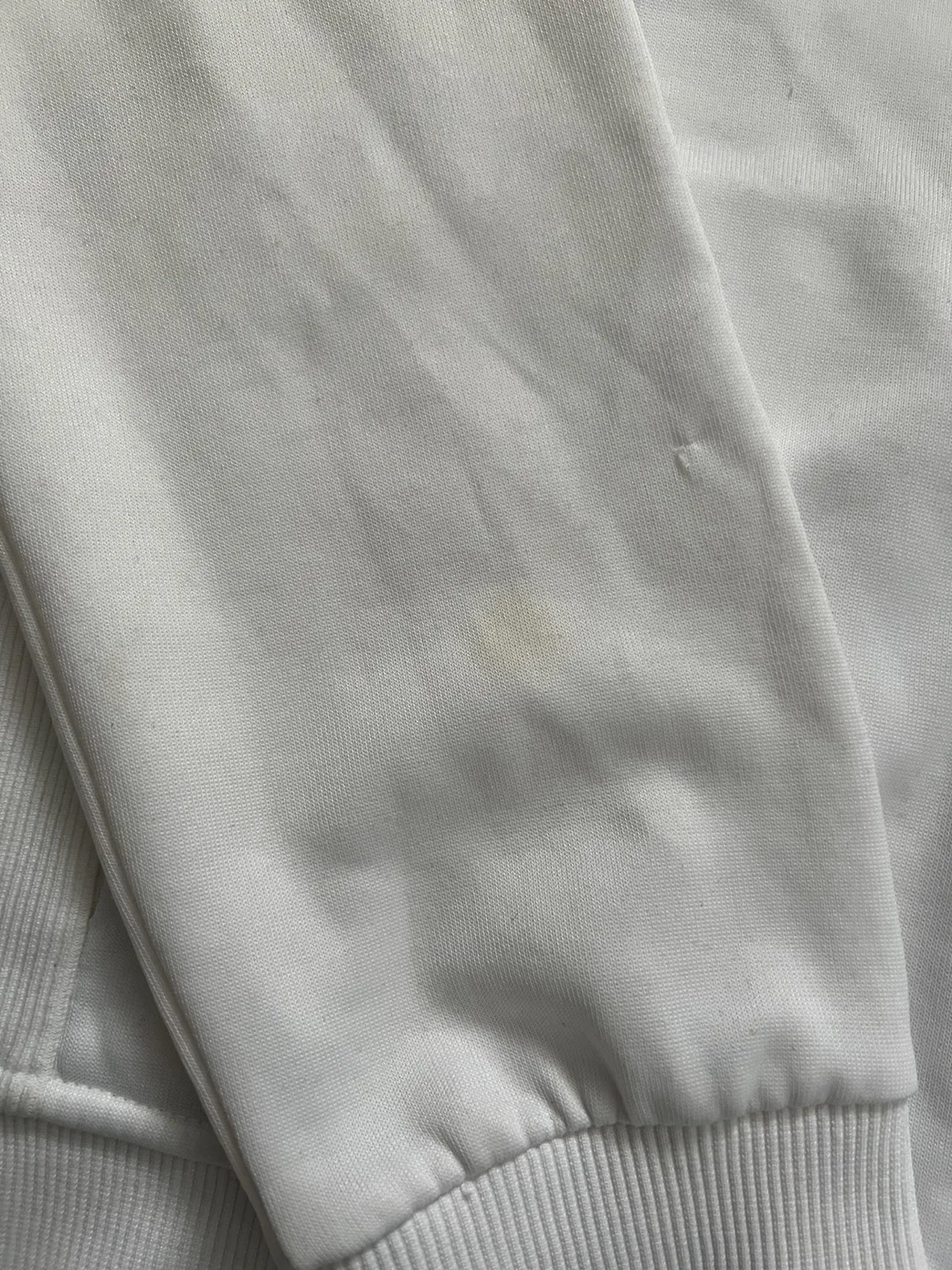 Armani Exchange White Zip-Up Track Jacket - Size M 💚 image indicator(3)