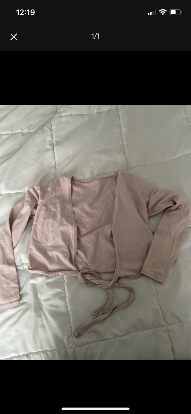 Capezio Ballet Pink Wrap Cardigan