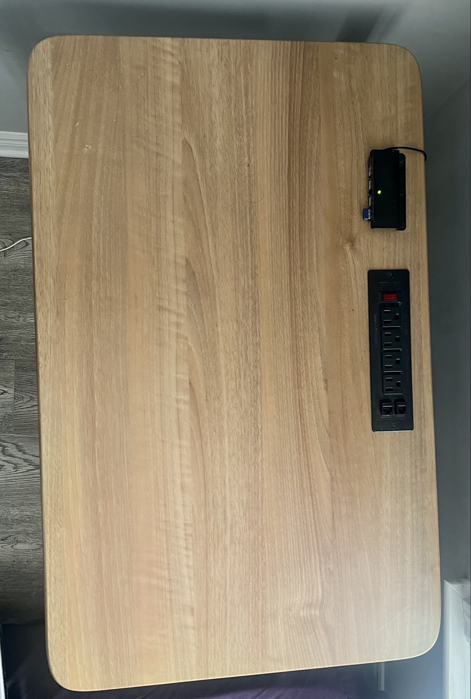 Small Computer Desk with Keyboard Tray