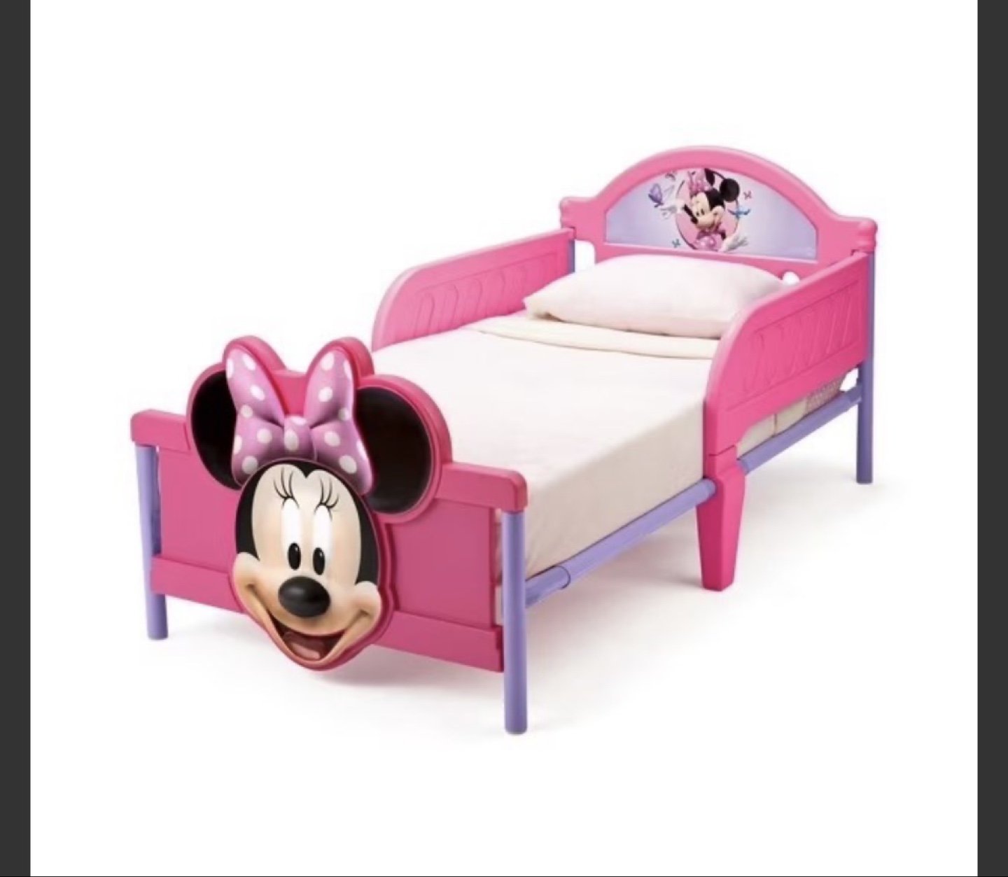 New unused in box Minnie Mouse toddler bed