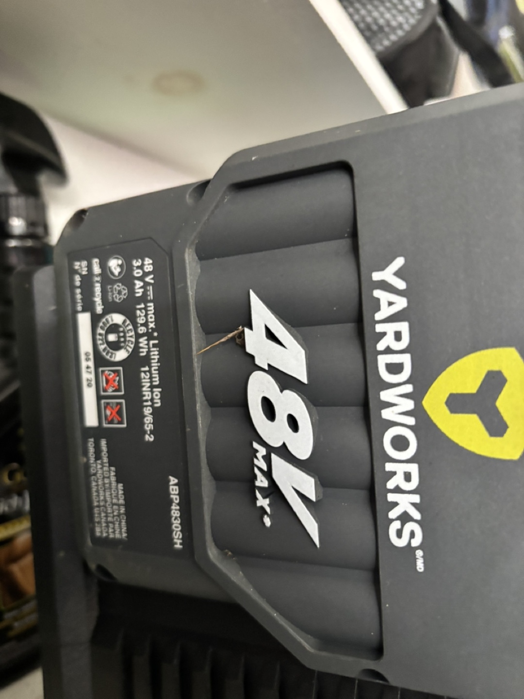 Yard works 2in1 poly deck battery mower - photo 3