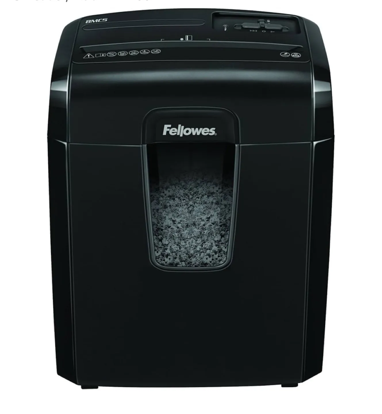 Brand New Fellowes Powershred 8MCs 8-Sheet Micro-Cut Shredder image indicator(3)