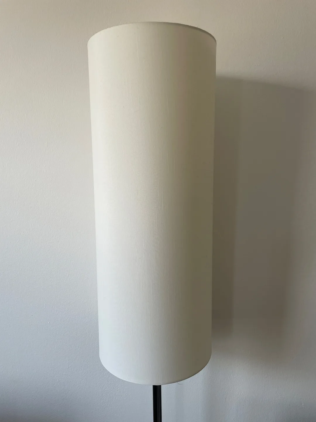 Two Floor Lamps, Modern Style, Dark Metal Base, White Shade image indicator(2)