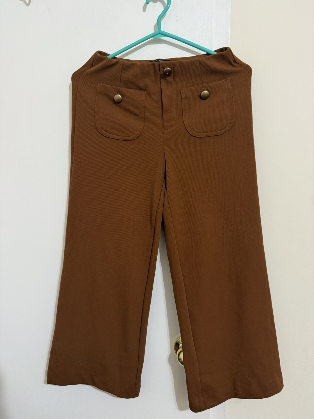 Brown Culotte Pants - Size XS