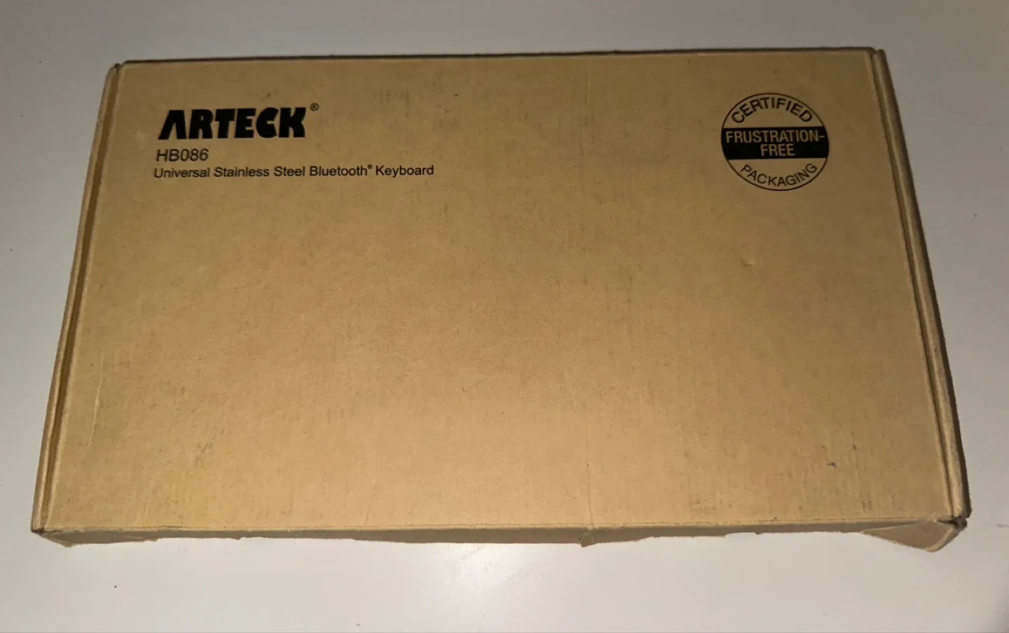 ARTECK Stainless Steel Bluetooth Keyboard 💚 image indicator(3)