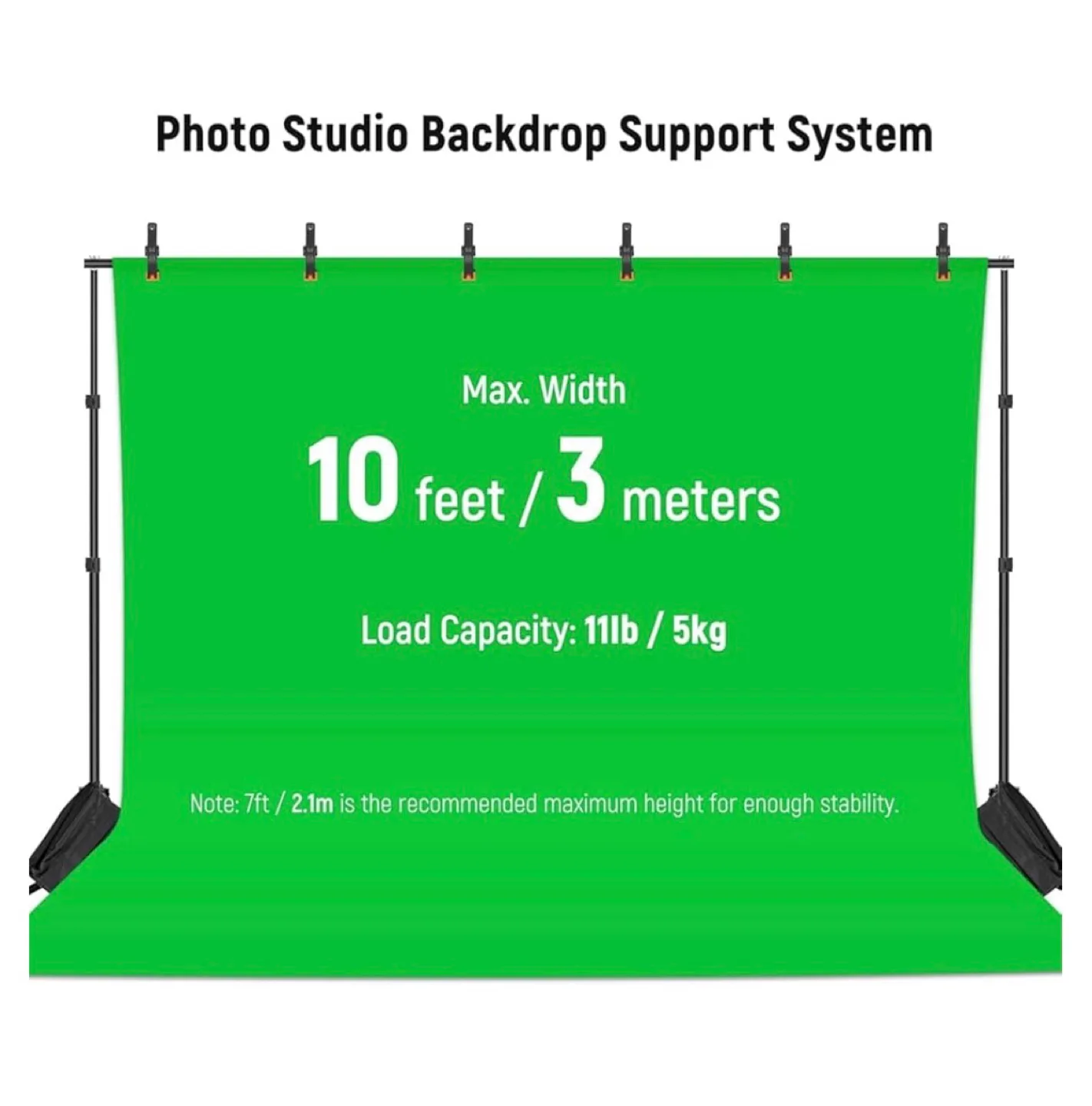 Adjustable Photo Studio Backdrop Stand image indicator(2)