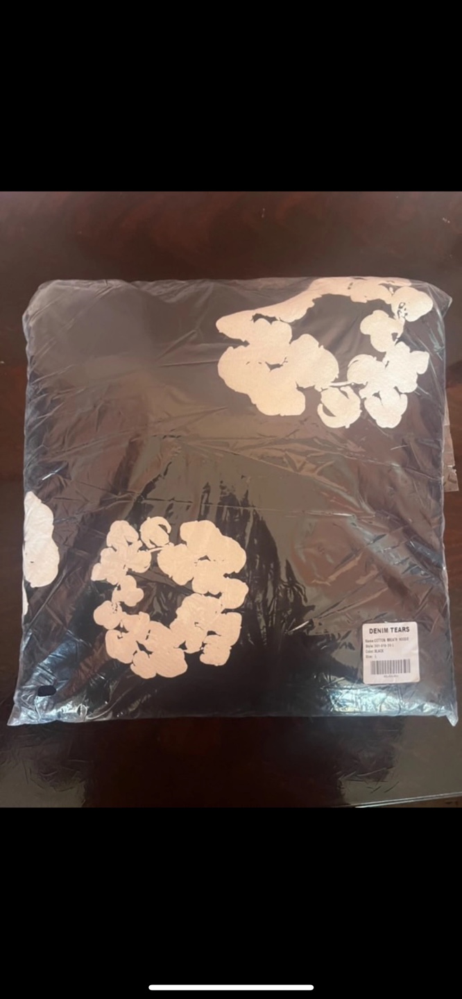Denim Tears Flower Hoodie Sz Small