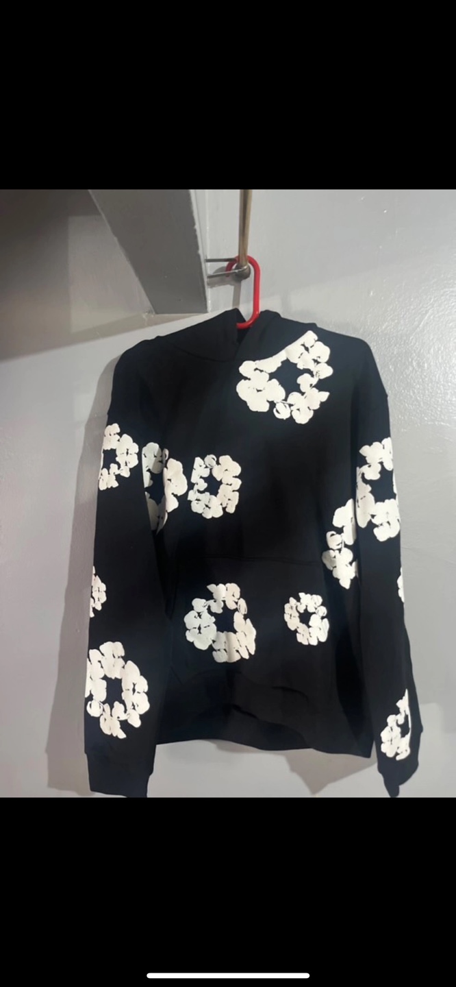 Denim Tears Flower Hoodie Sz Small - photo 3