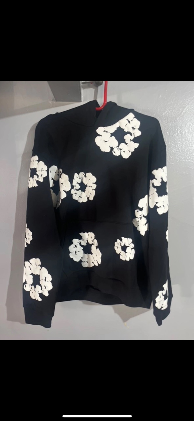 Denim Tears Flower Hoodie Sz Small - photo 2
