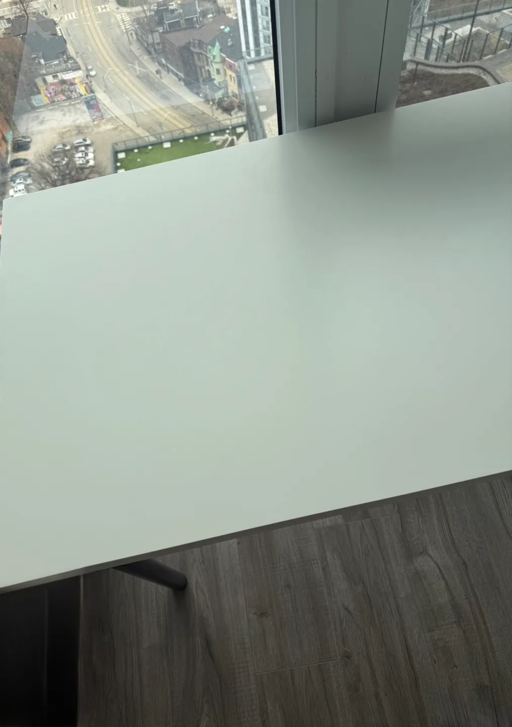 IKEA LINNMON/ADILS Desk - White/Black image indicator(2)