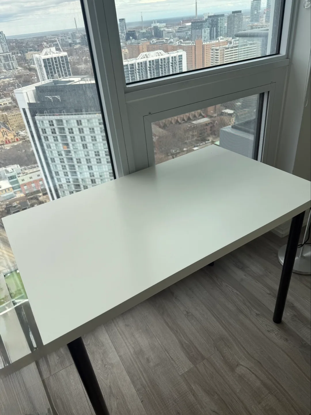 IKEA LINNMON/ADILS Desk - White/Black