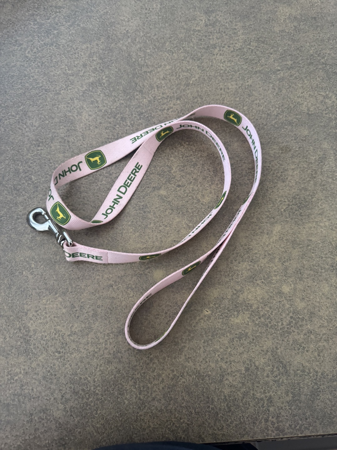 John Deere Pink dog leash