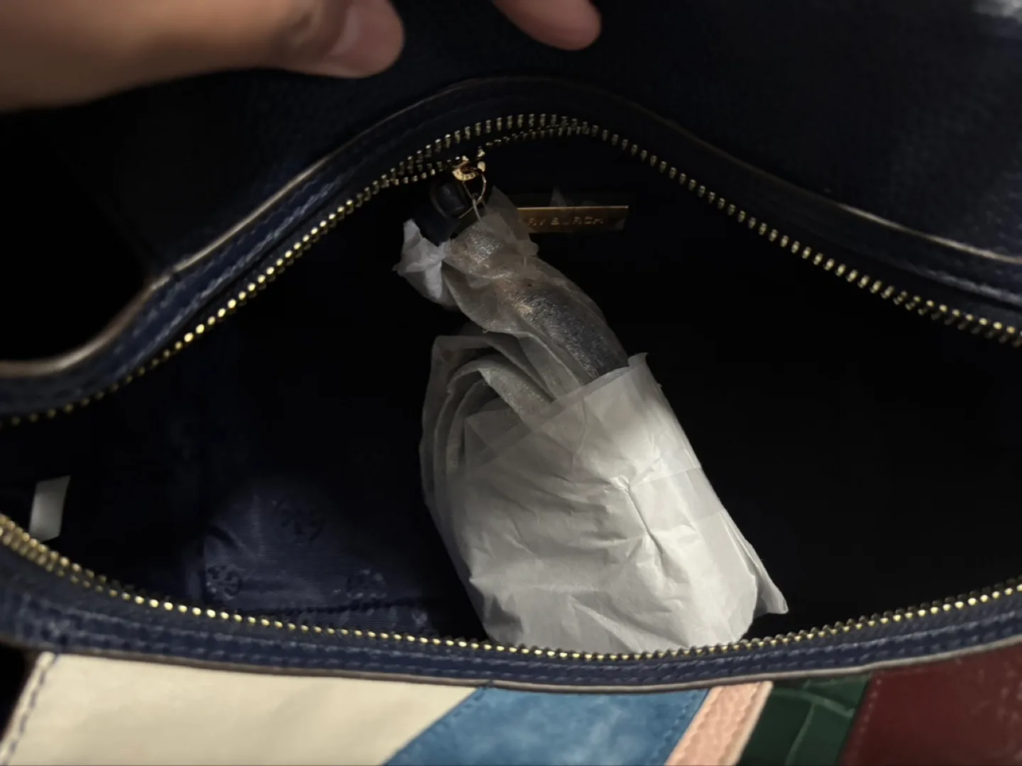 Tory Burch Thea Piece Leather Mini Satchel & Wallet Set image indicator(2)