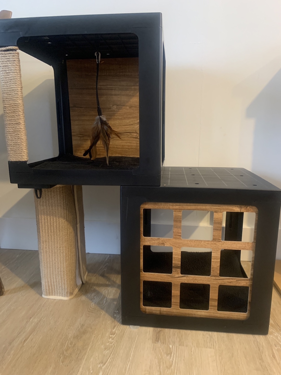 Modern Modular Cat Tower - Like new condition