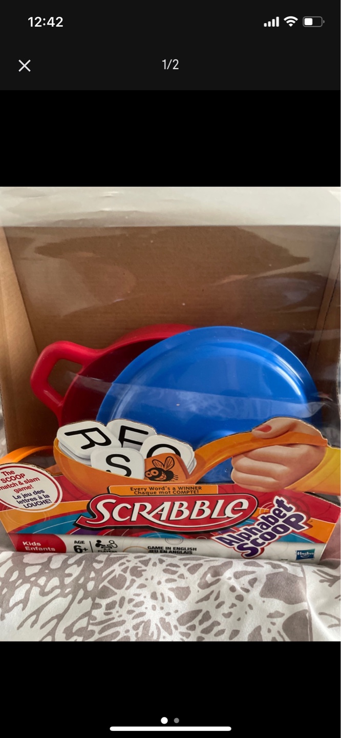 Scrabble Alphabet Scoop Game