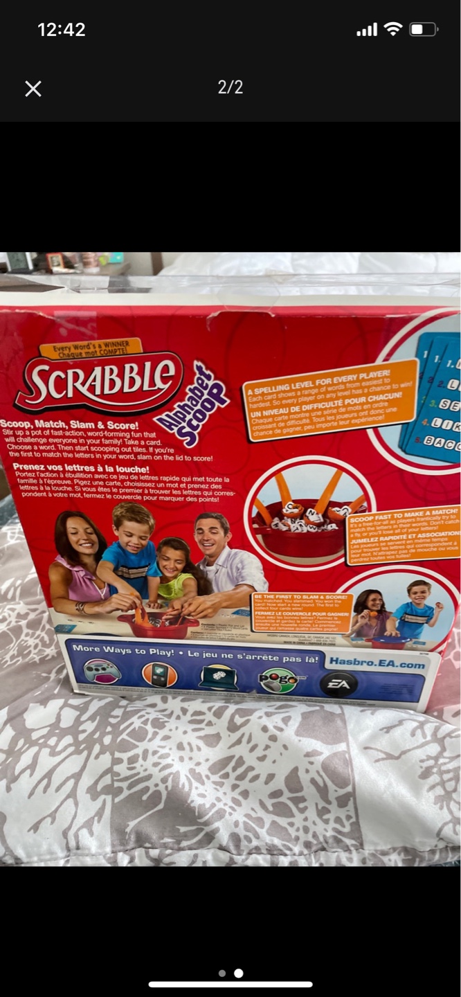 Scrabble Alphabet Scoop Game - photo 2