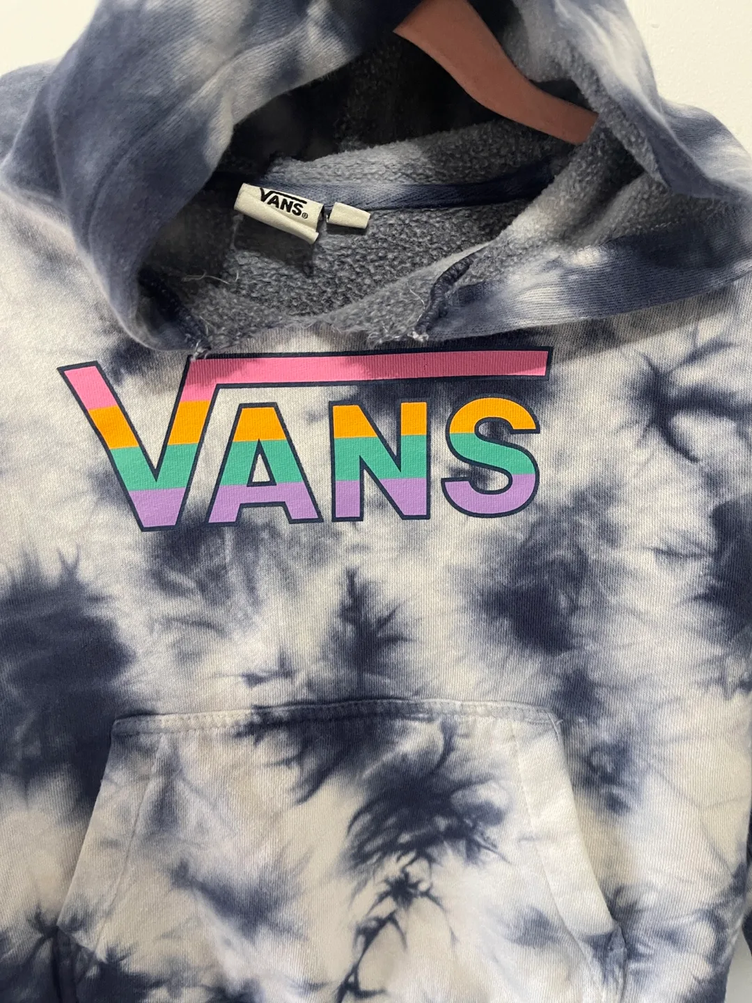 Vans Tie-Dye Hoodie - Size Medium 7/8 girls image indicator(2)