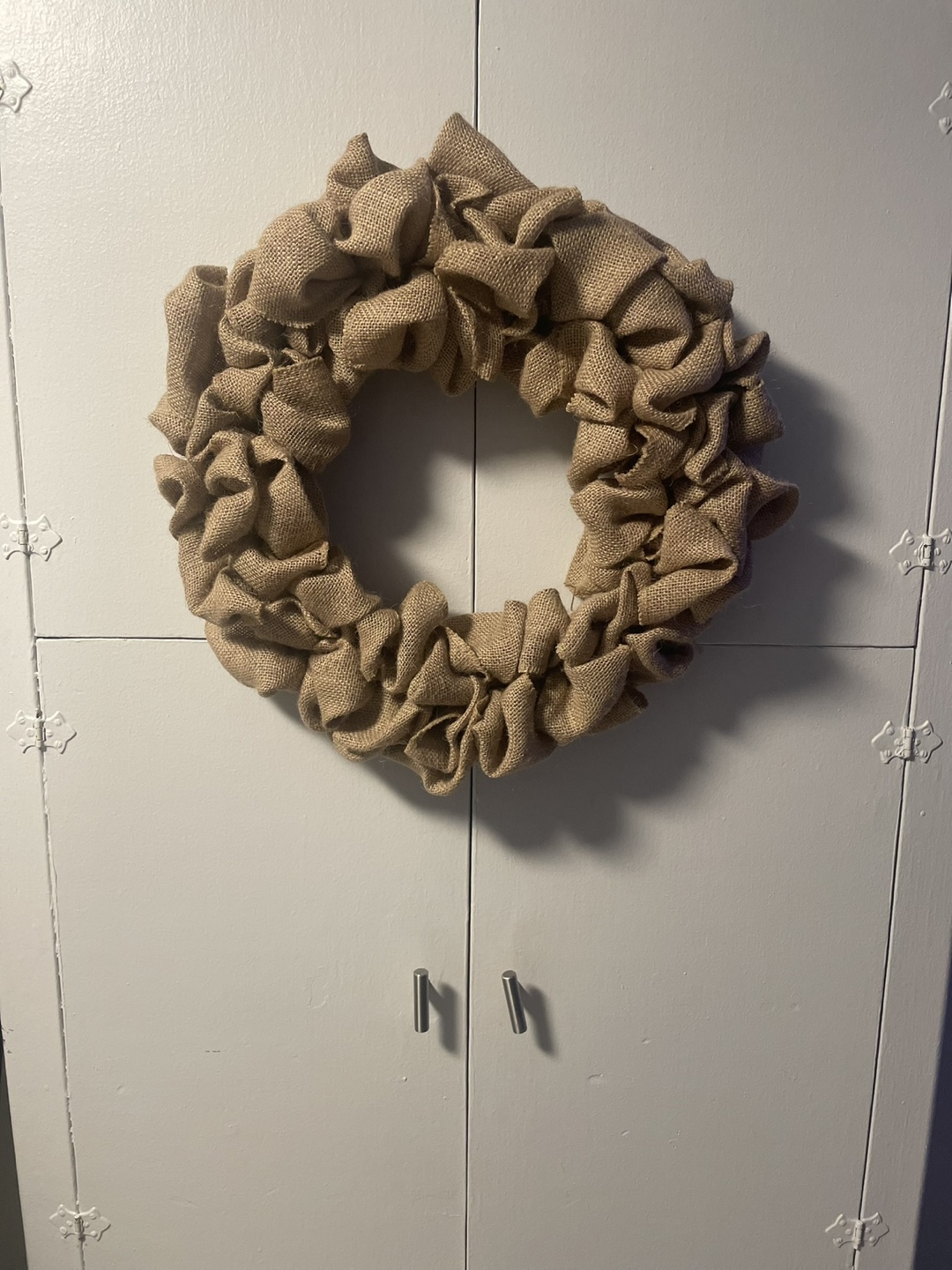 Burlap wreath $20 - photo 3