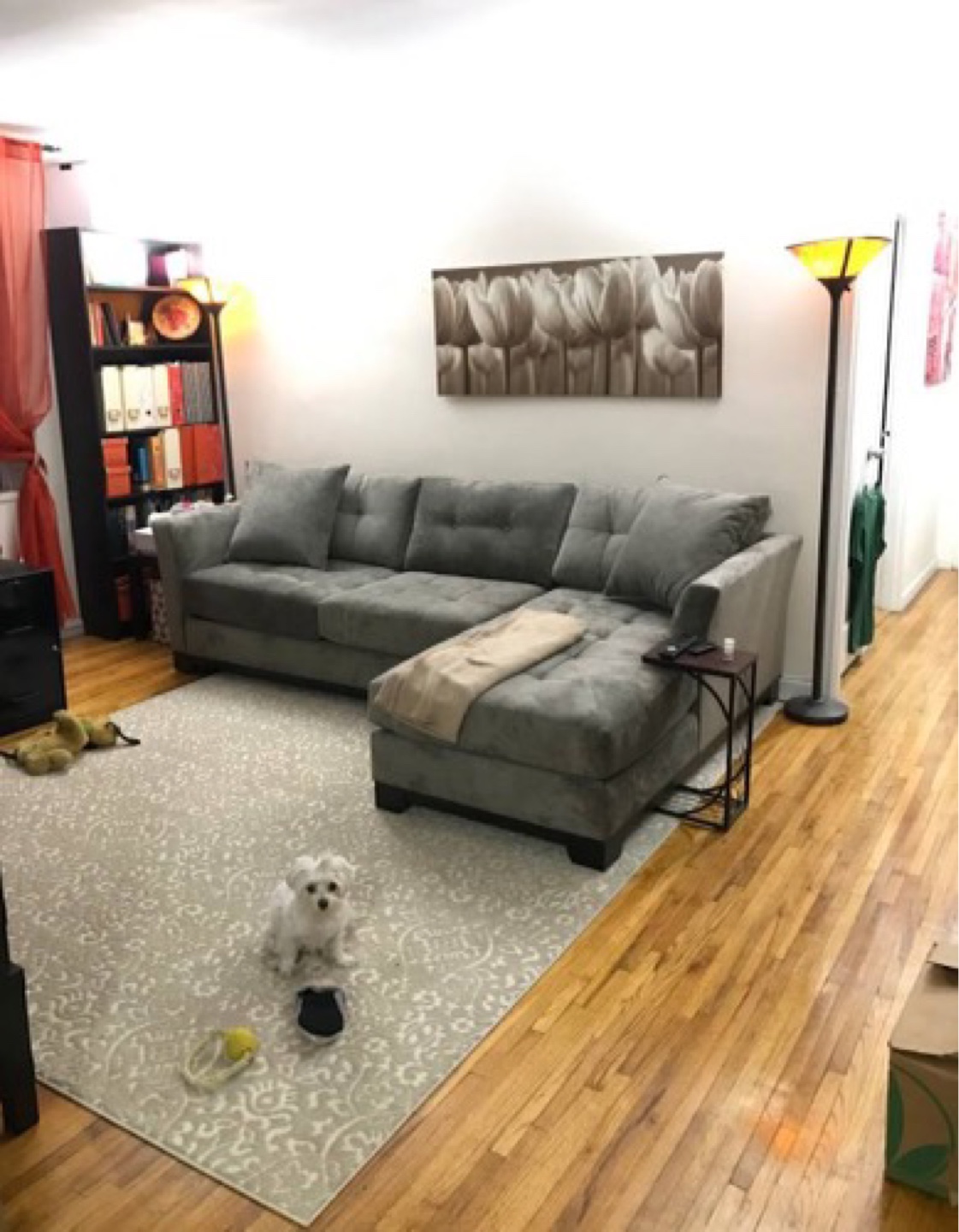 L-Shaped Sectional Sofa - Gray  $4000