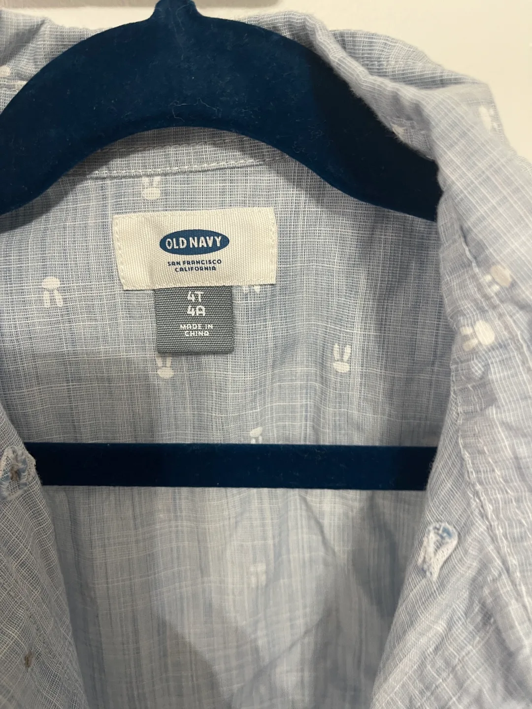 Old Navy Boy's Easter Bunny Shirt - Size 4T image indicator(3)