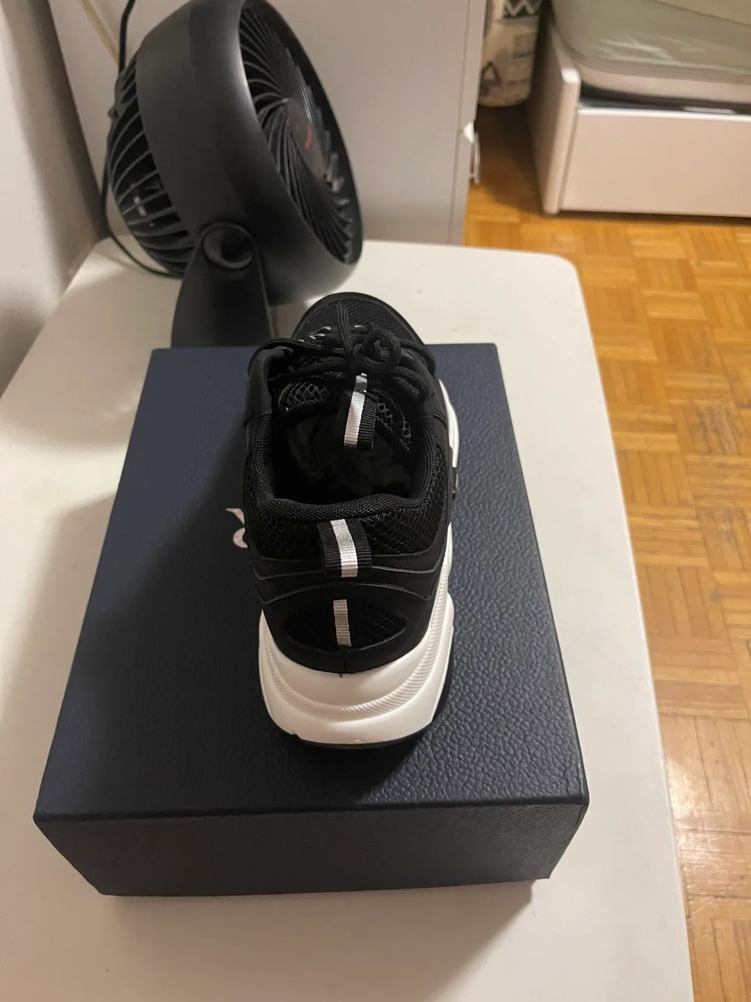 Dior Black and White Mesh Sneakers image indicator(10)