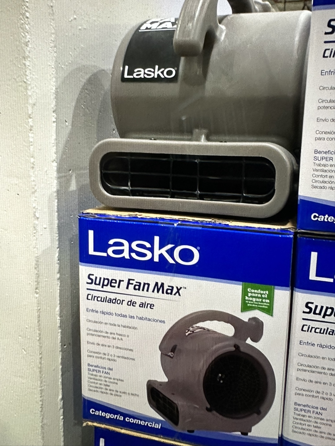 Lasko Super Fan Max Air Mover - Grey