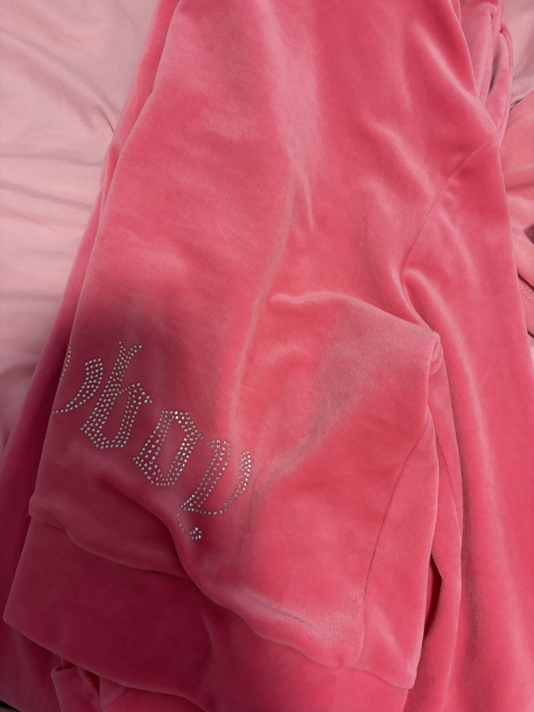 Pink Playboy Velour tracksuit - photo 5