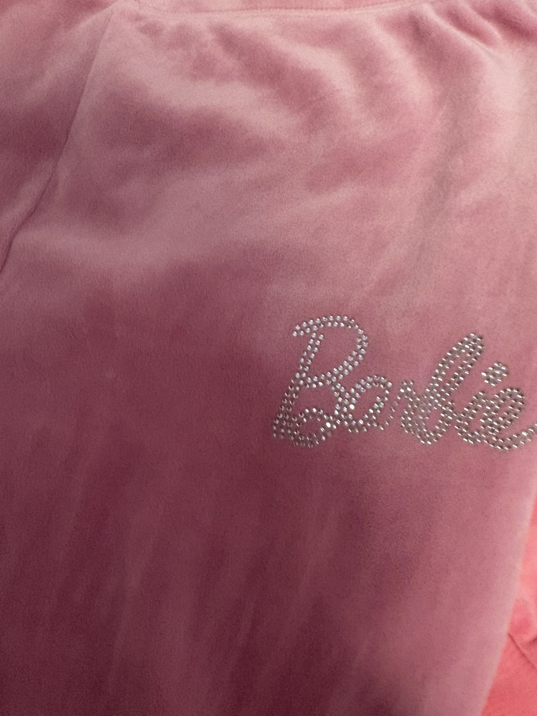 Pink Barbie velour tracksuit - photo 3