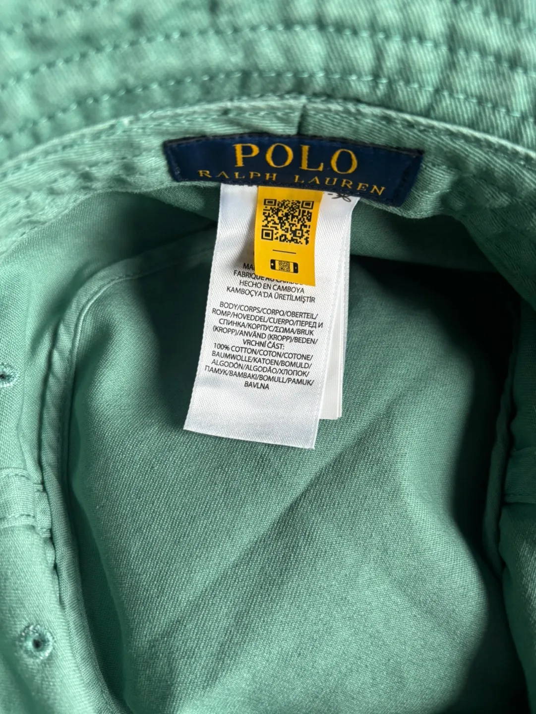 Polo Ralph Lauren Green Bucket Hat - Size L/XL image indicator(4)