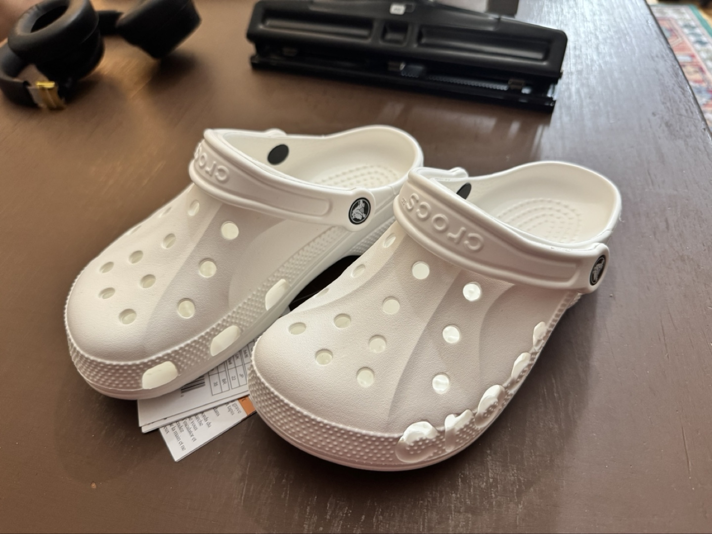 Crocs Classic Clogs - Size C4/W6 - White
