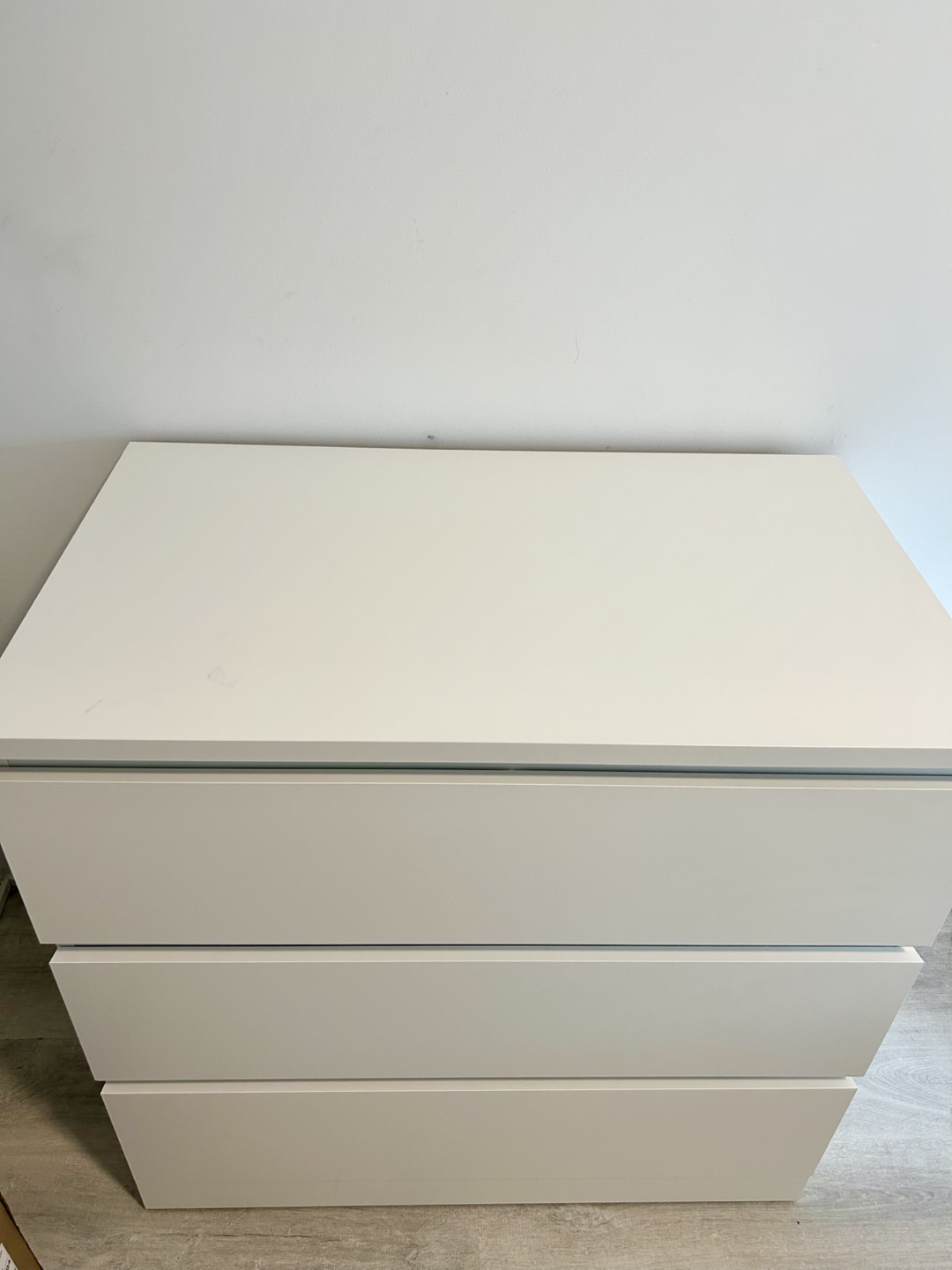 IKEA Three-Drawer Dresser - White - photo 2