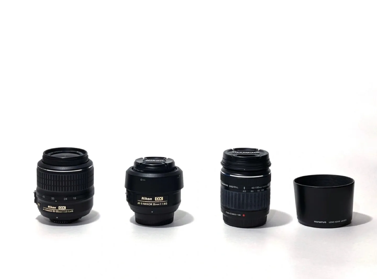 Nikon D90 Camera Set w/ 2 Nikon and 1 Olympus Zuiko lens image indicator(5)