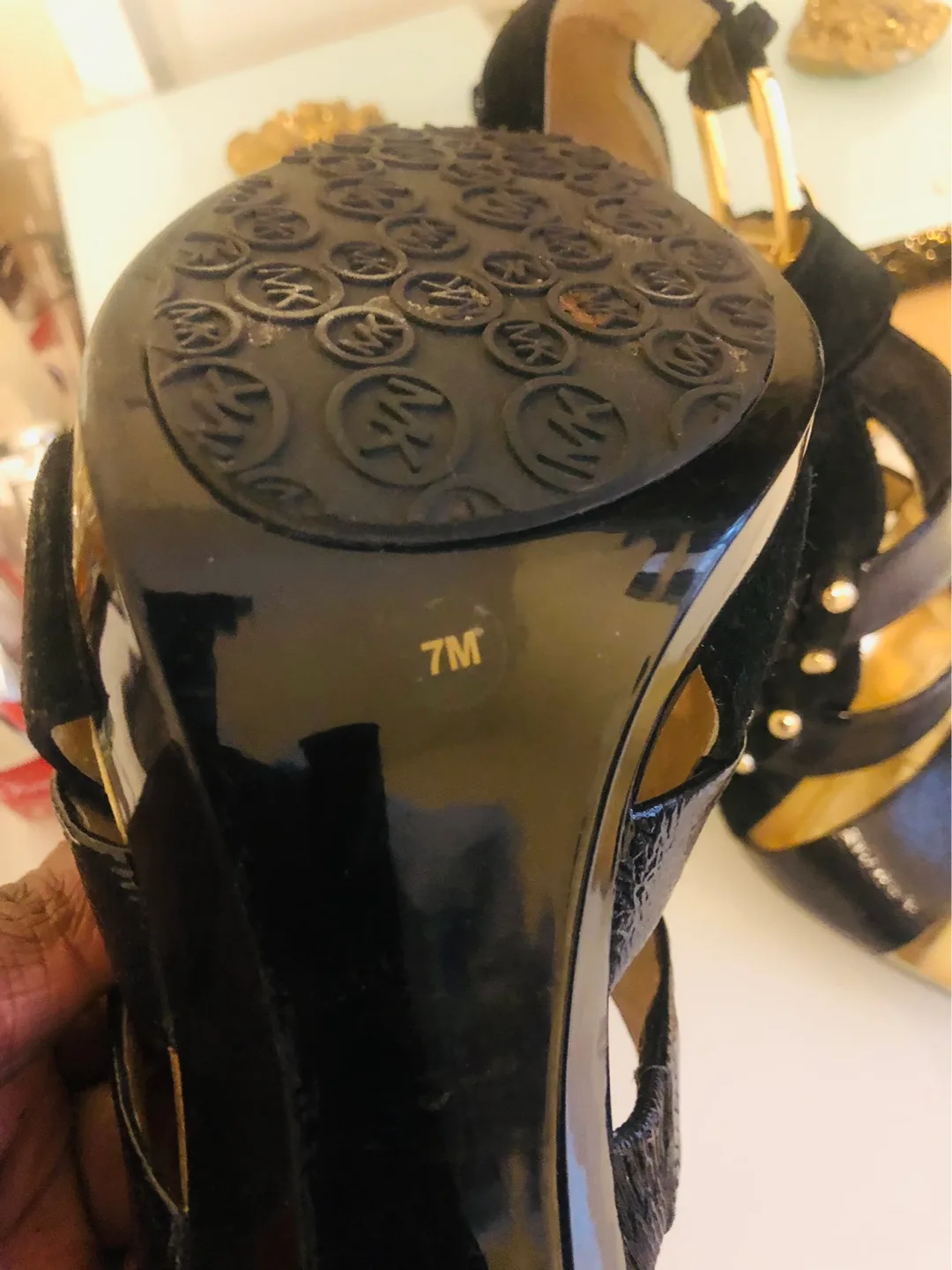 Great condition Michael Kors platform sandals image indicator(3)