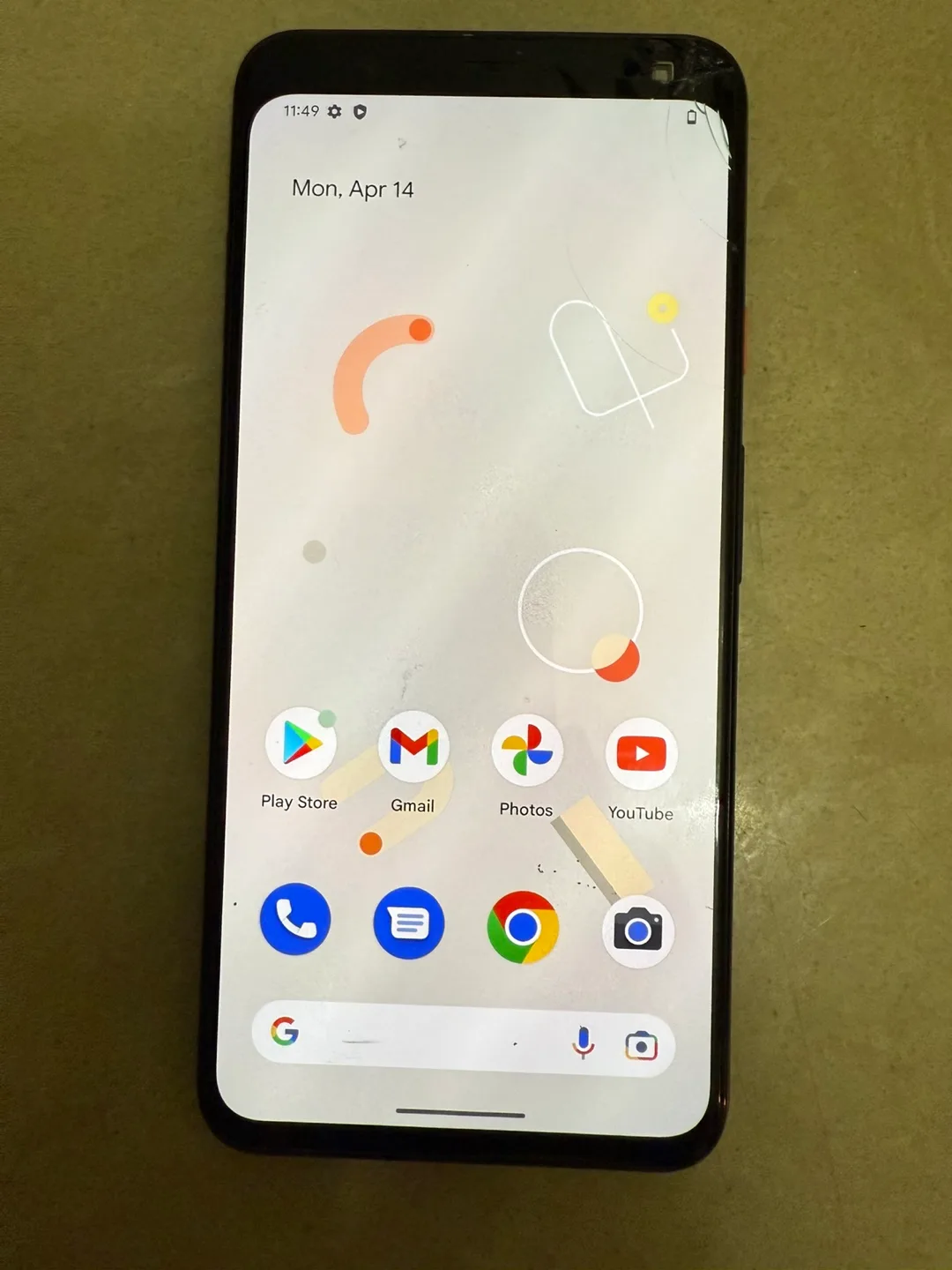 Google Pixel 4 XL 128GB - Cracked Screen thumbnail