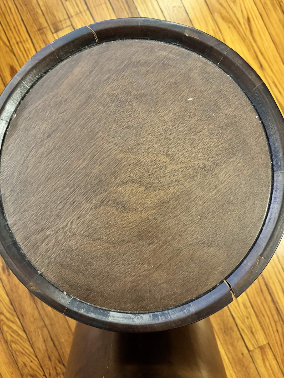 Pair of Dark Brown Wooden End Tables - photo 3