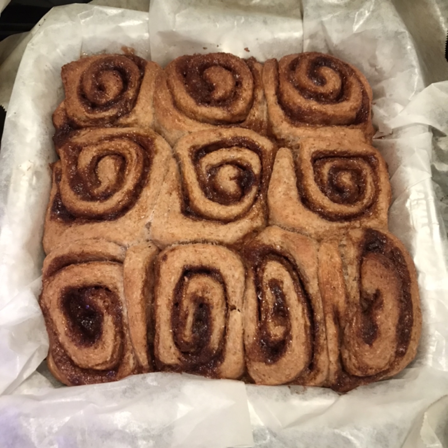 Lower Sugar Whole Wheat Cinnamon Buns - Home Baked - photo 3