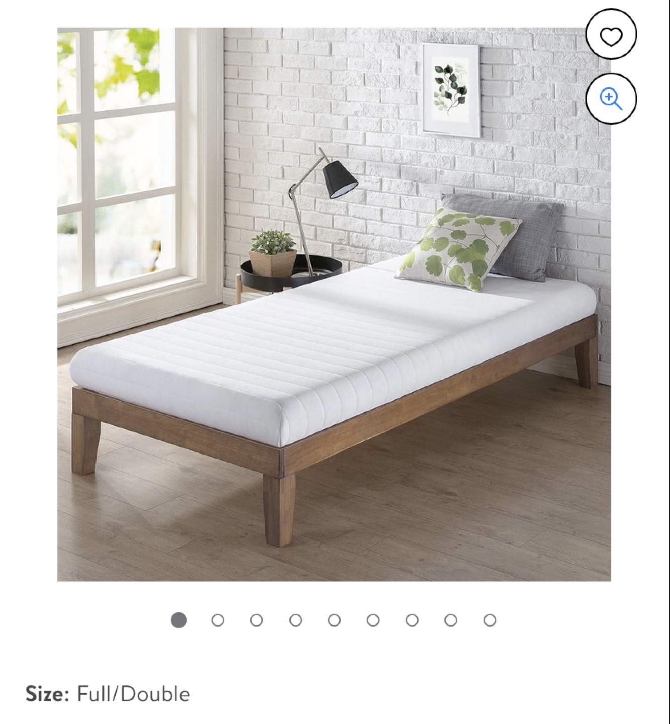 Zinus 5 Inch Quilted Memory Foam Mattress - Full/Double