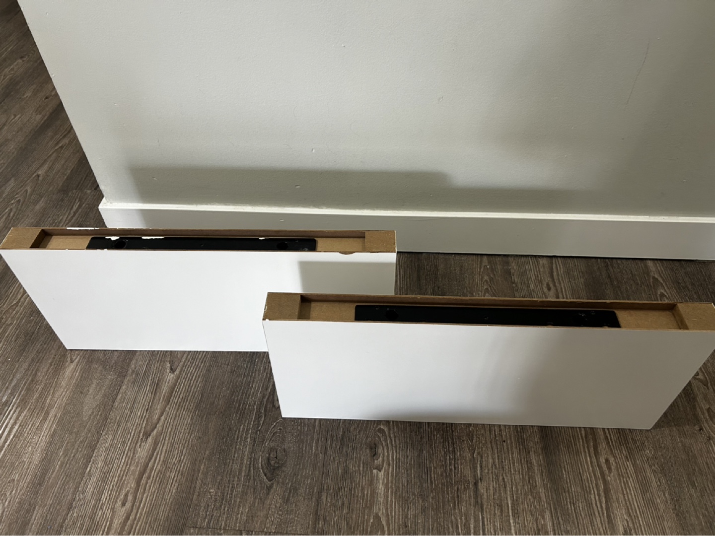 Pair of White IKEA Floating Shelves - photo 5