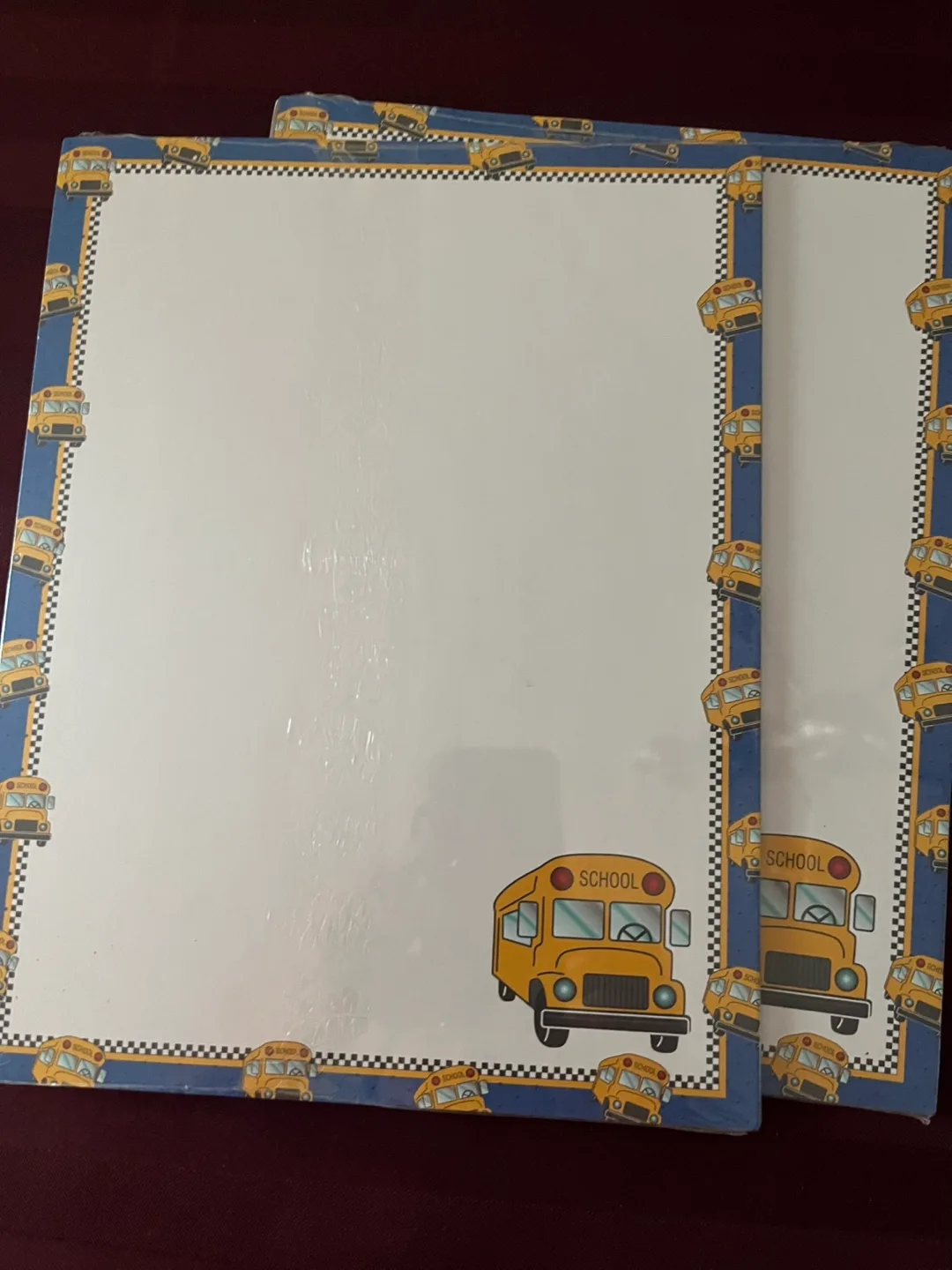 NEW 3 packs of School Theme bordered stationery paper image indicator(2)