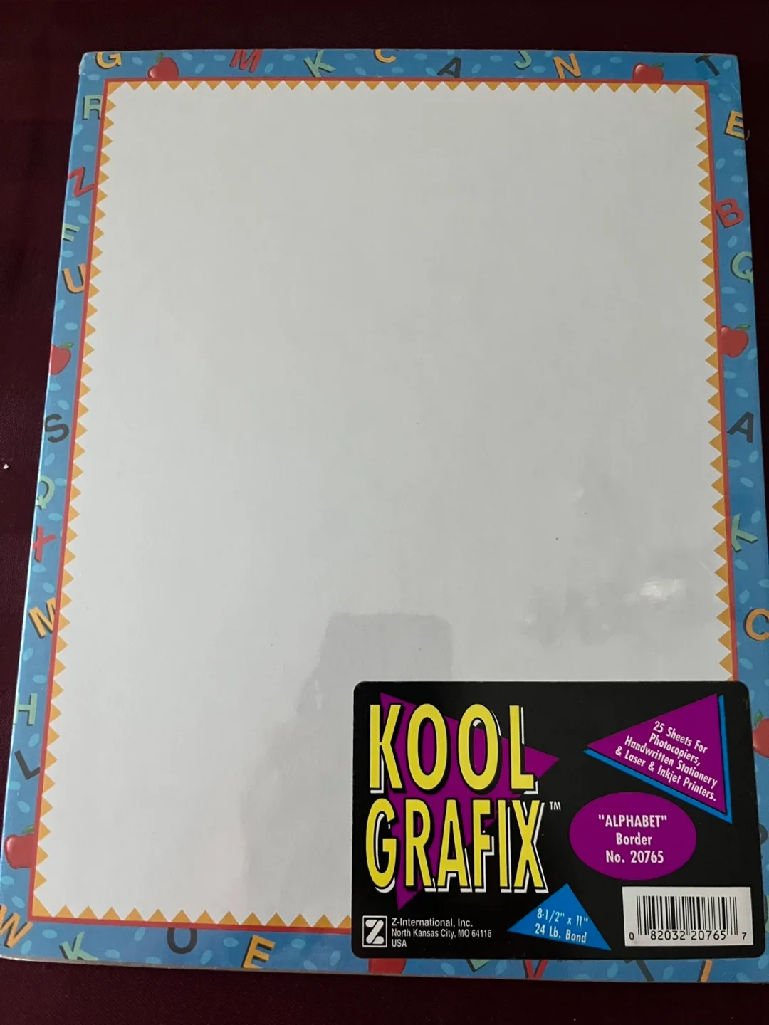 NEW 3 packs of School Theme bordered stationery paper image indicator(4)