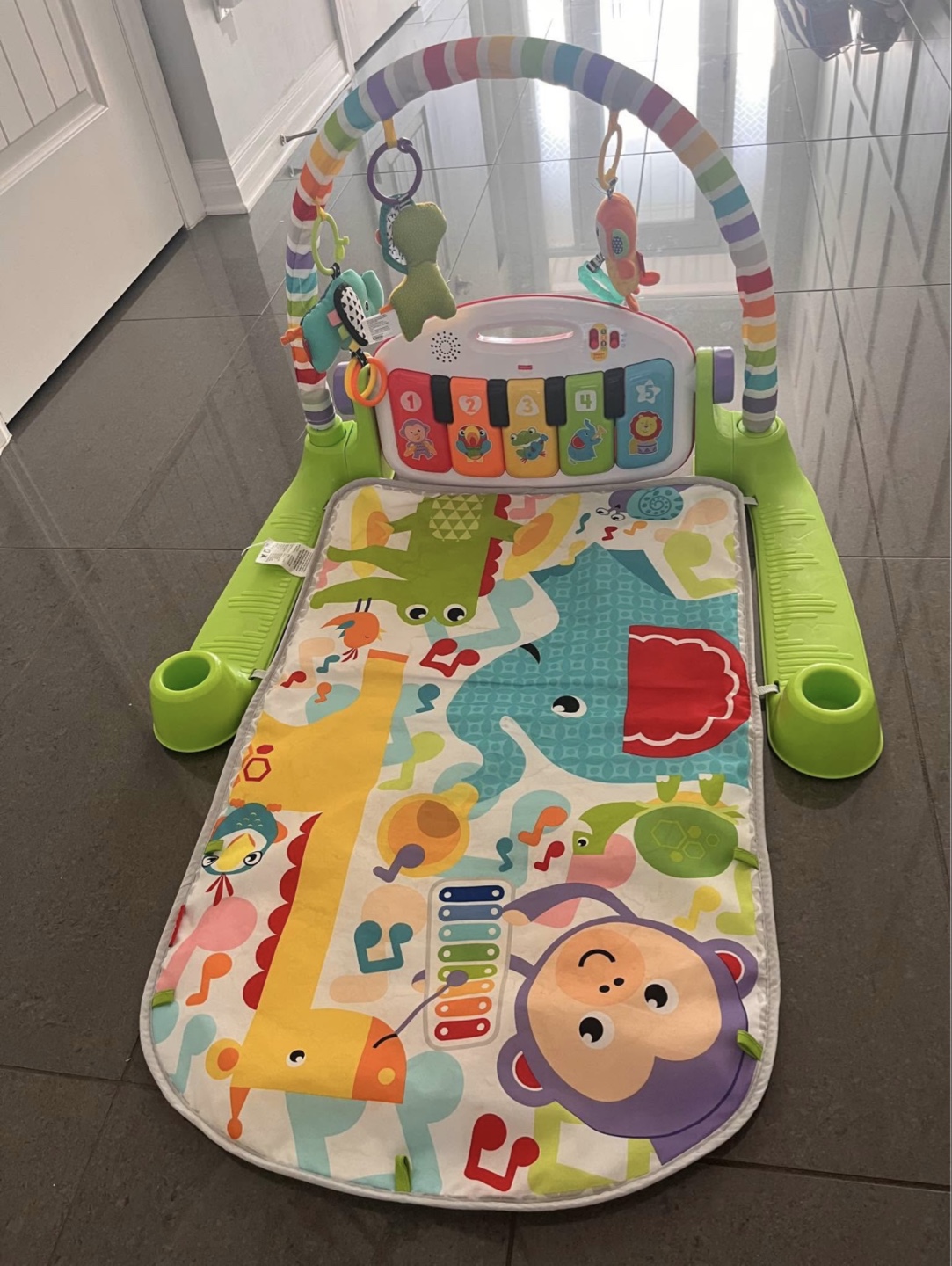 Fisher price kick and play piano play gym