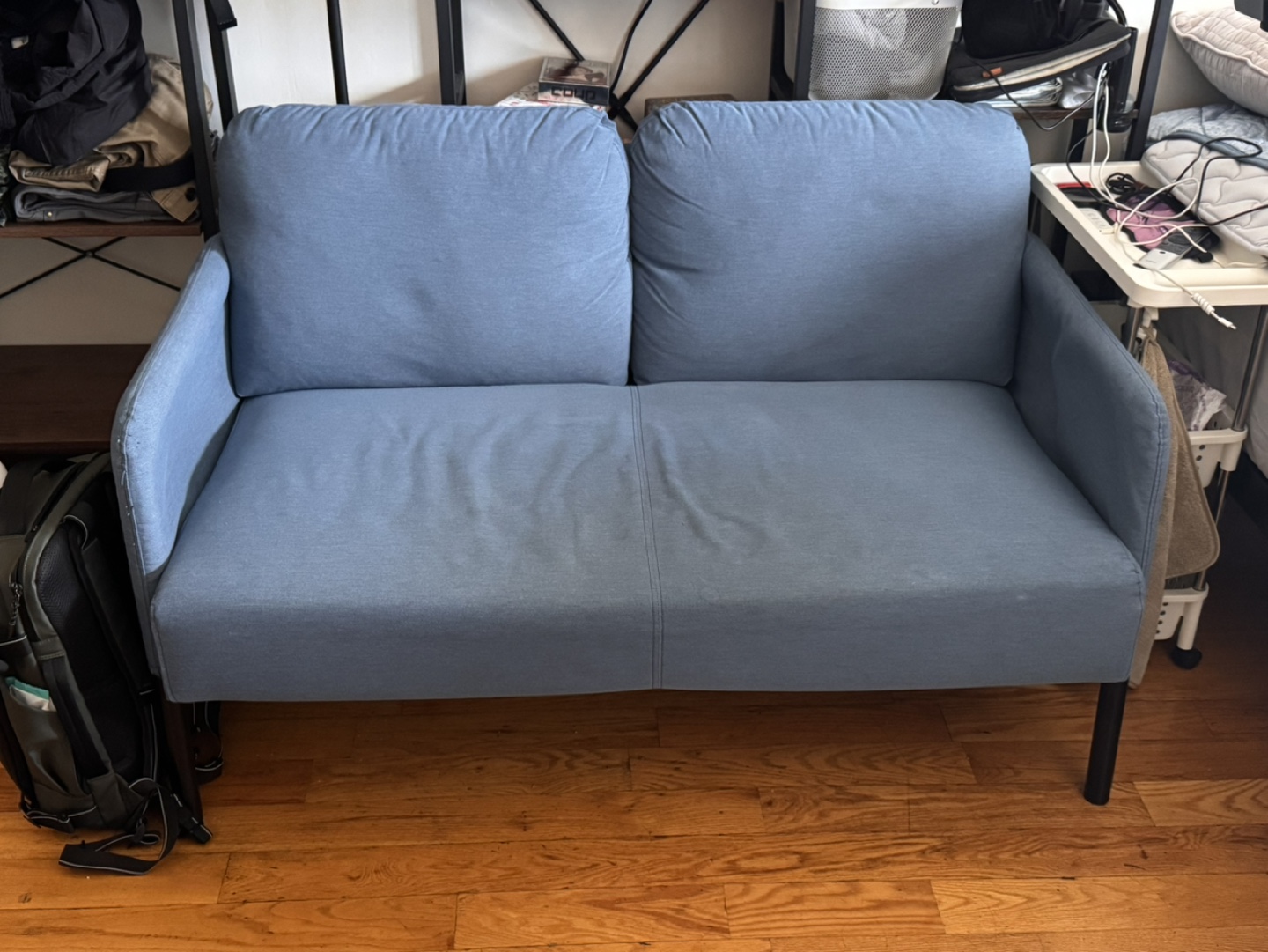FLASH SALE!!! ~04/21 IKEA GLÖSTAD Loveseat - Kritsa Medium Blue - photo 2