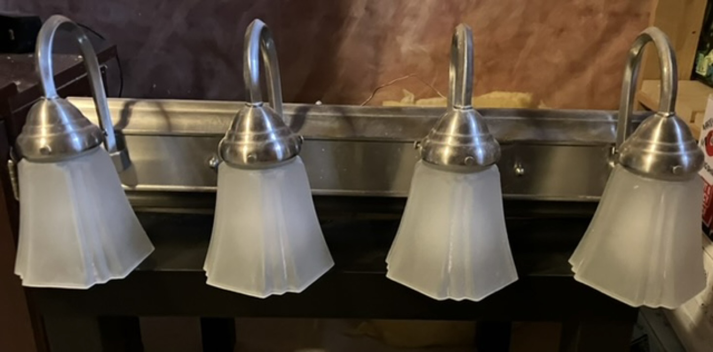 Brushed Nickel Bathroom Vanity Light Fixture - photo 3