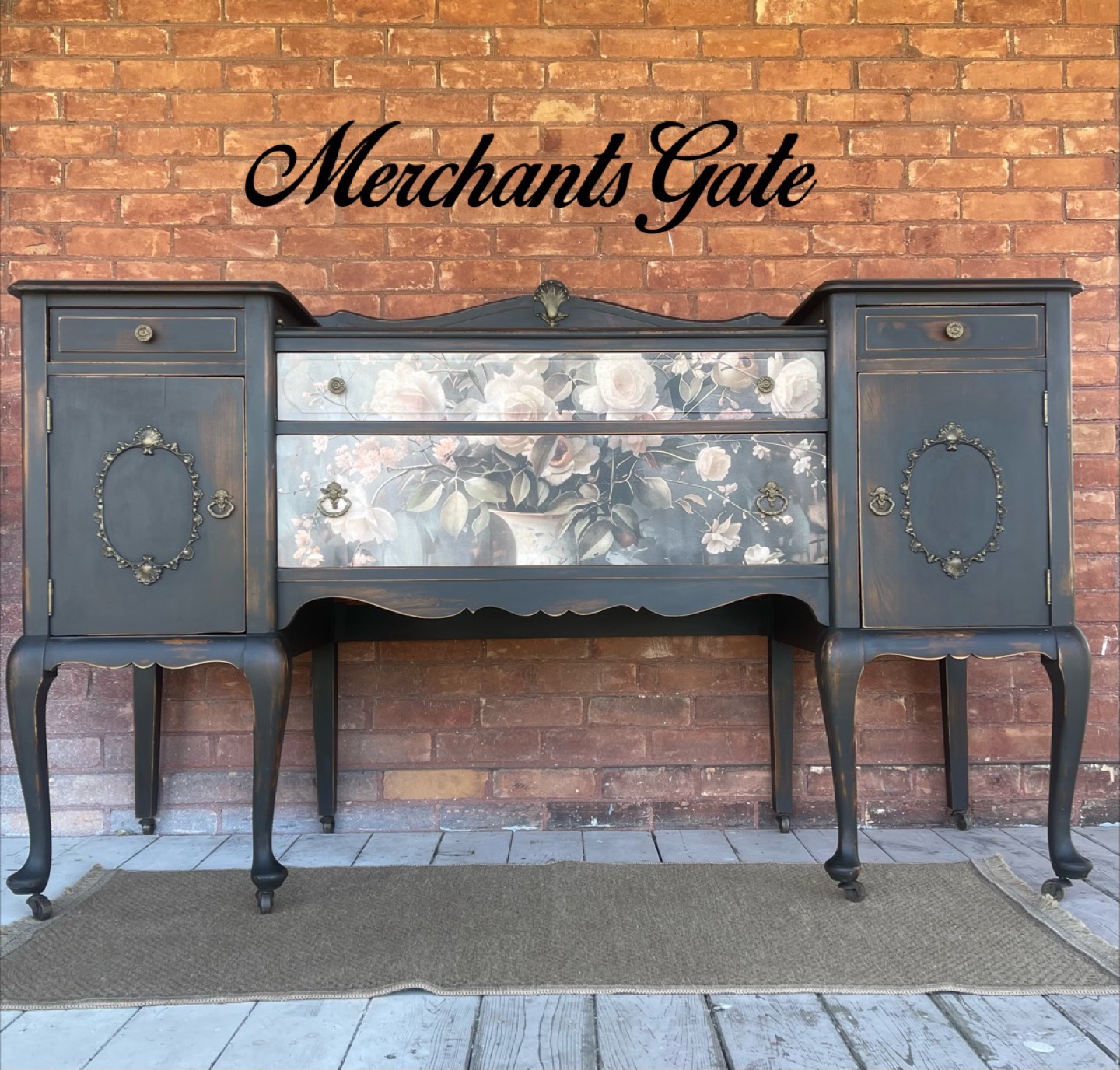 Refinished Antique Sideboard - photo 2