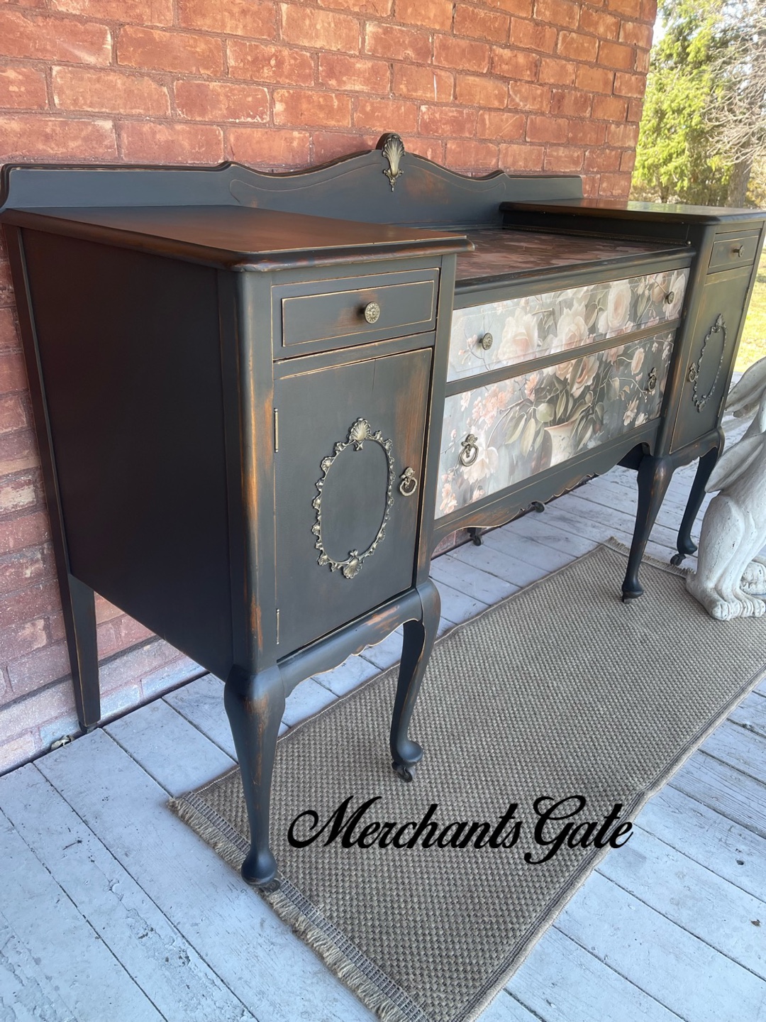 Refinished Antique Sideboard