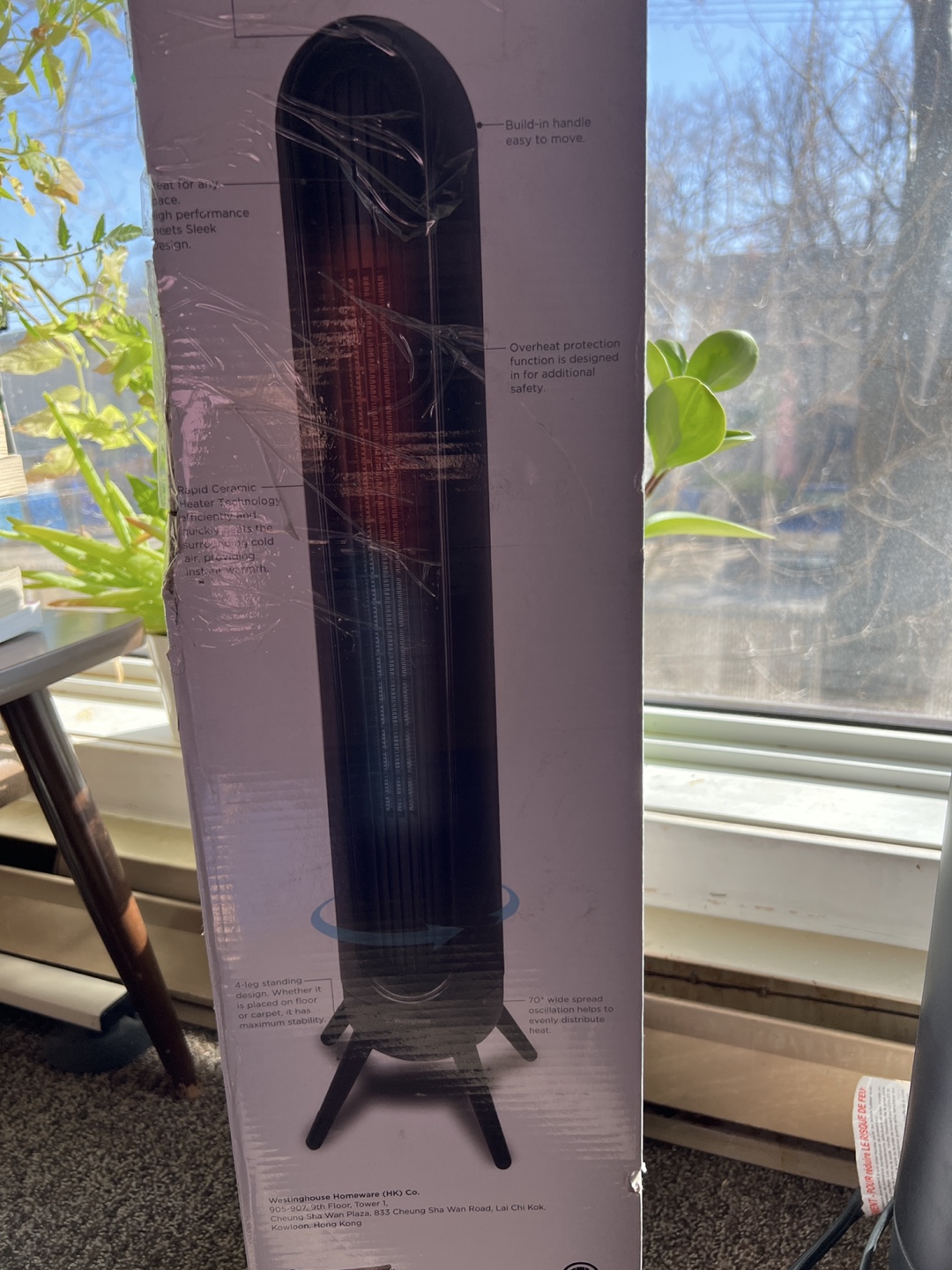 Westinghouse Oscillating 2 in 1 Tower Fan and Heater - photo 3