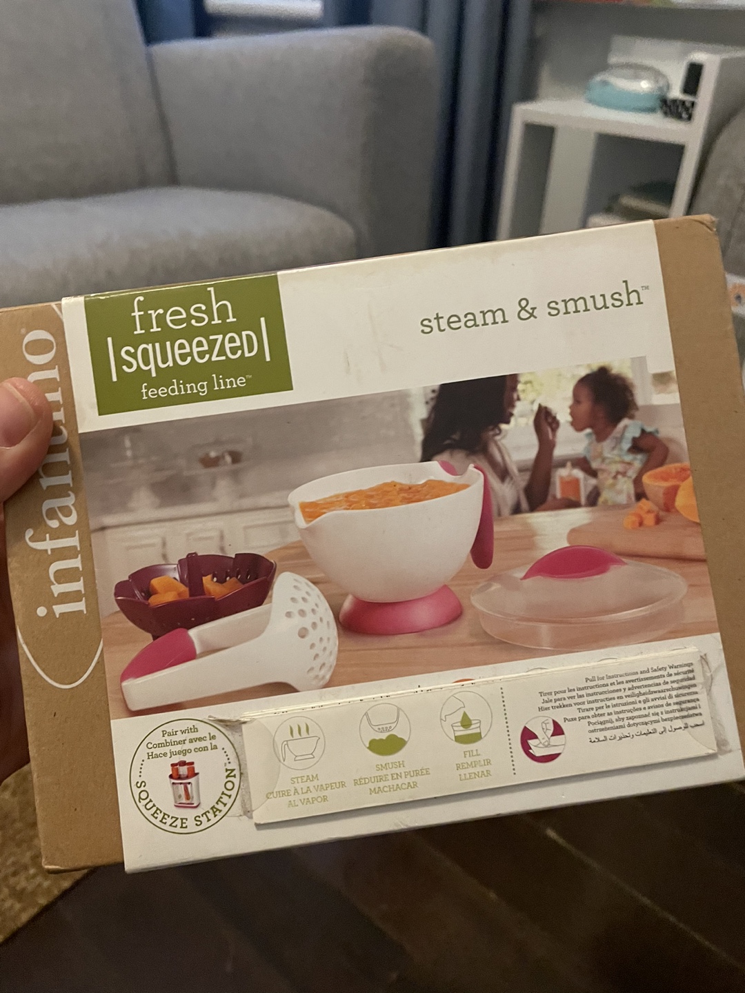 Infantino Fresh Squeezed Steam & Smush Baby Food Maker